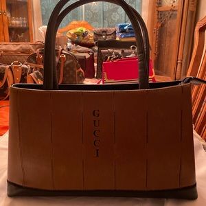 Brown Leather Gucci Purse